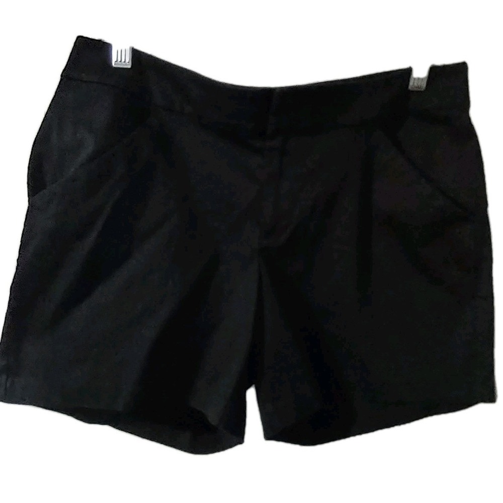 INC International Concepts Shorts Women's Size 6 Black 5" Inseam Front Pockets 2
